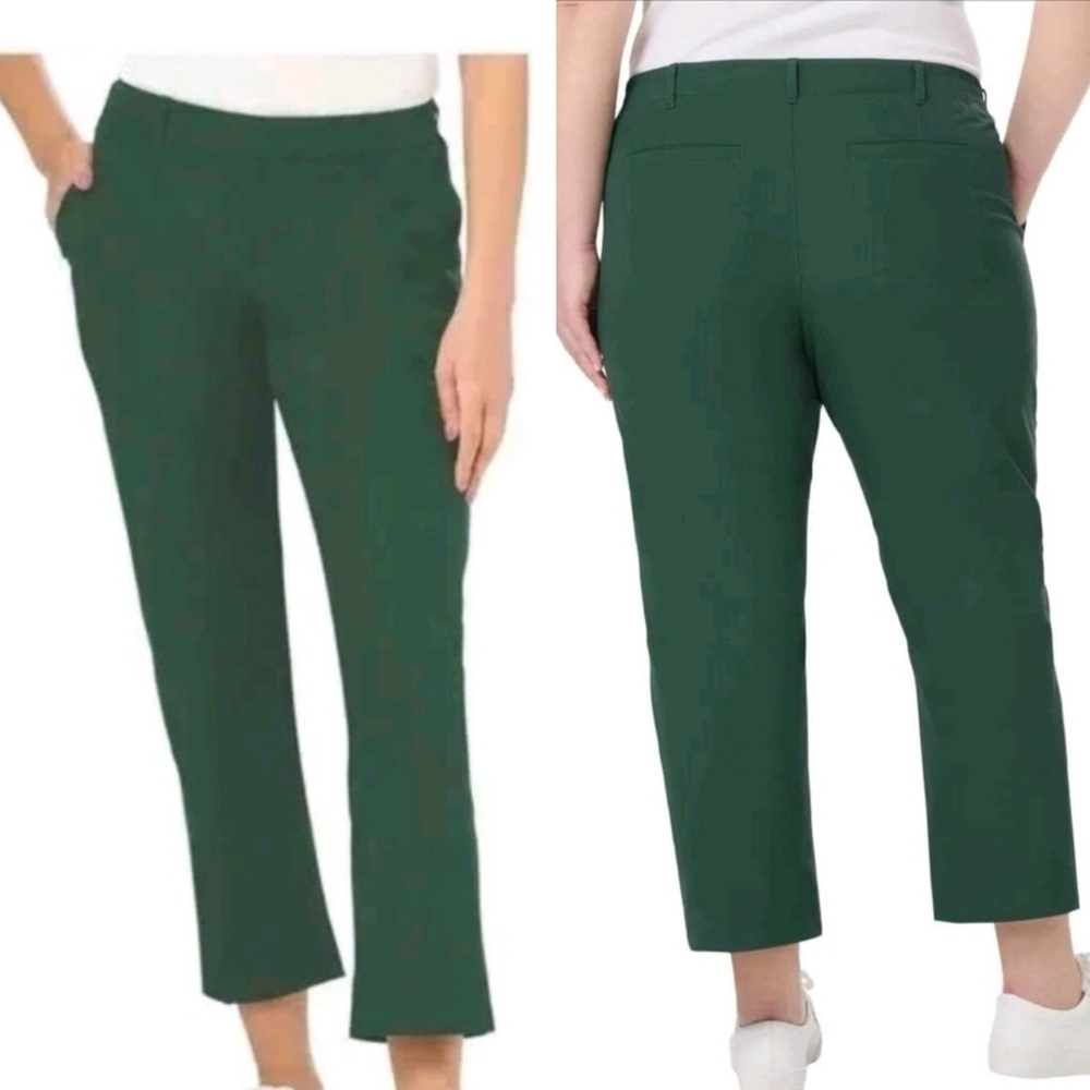 Kirkland Signature Women’s Green Ankle Travel Pants Size 4 NWT NEW